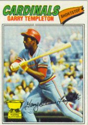 1977 Topps Baseball Cards      161     Garry Templeton RC